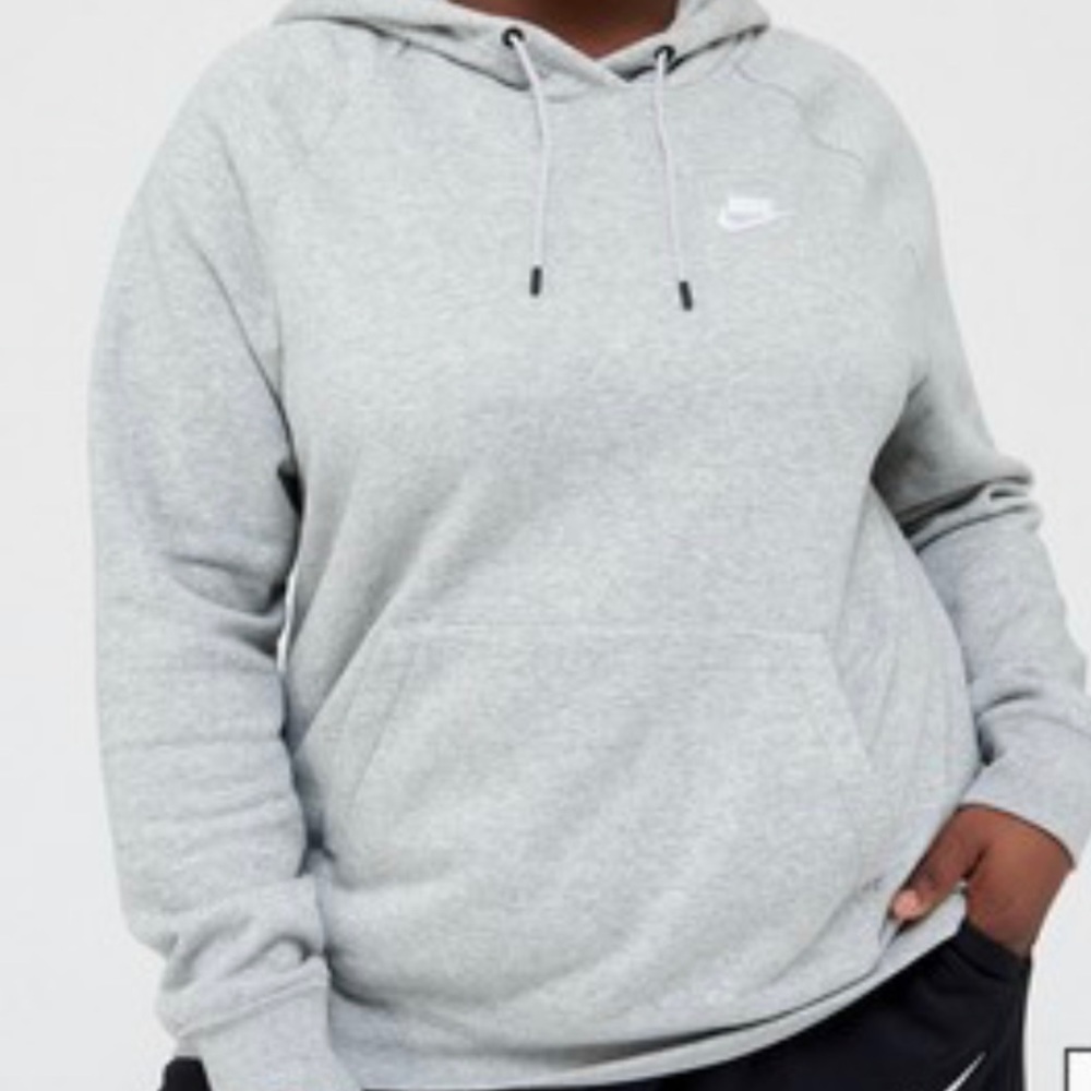 Nike Womens Grey Hoodie Sweatshirt